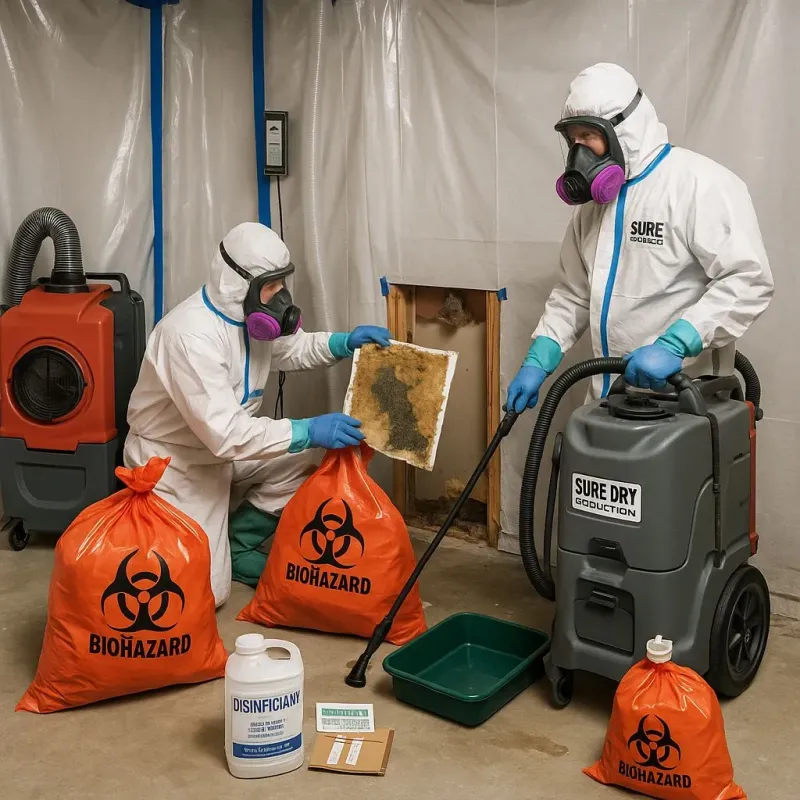 Contaminated Water Handling Protocols process in Brunswick, OH